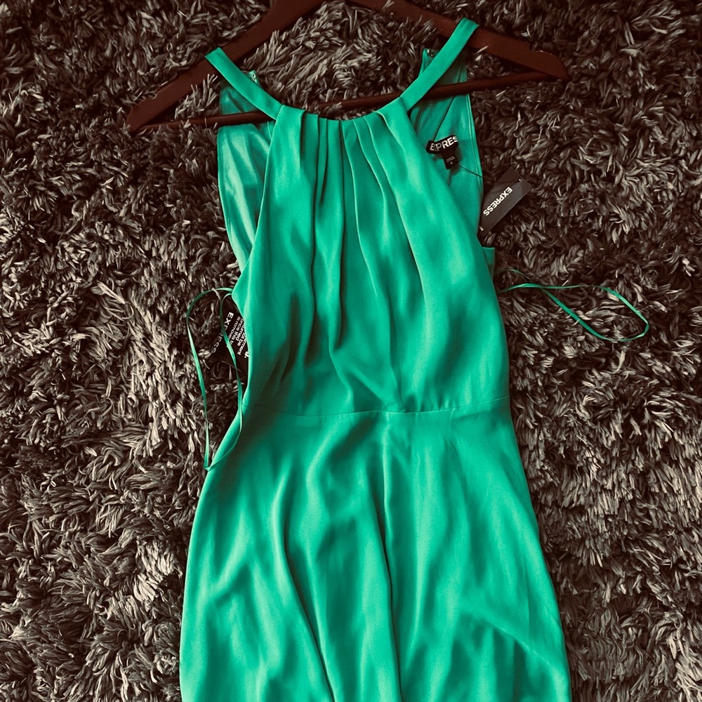 Express Jungle green Mini dress